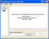 MediaHeal for Removable Disks screenshot